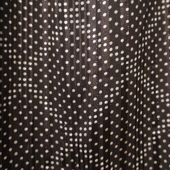 J. Crew Black with White Polka-Dot Sleeveless Blouse Women’s Medium - Picture 7 of 11